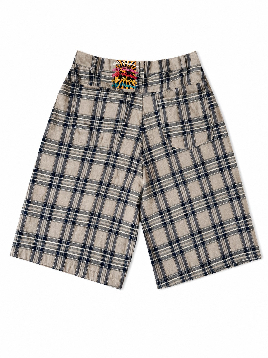 Baggy Plaid Shorts